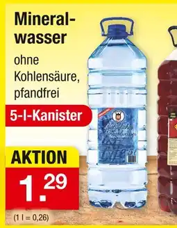 Zimmermann Mineralwasser Angebot