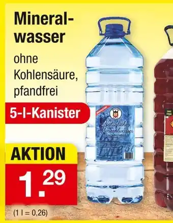 Zimmermann Mineralwasser Angebot