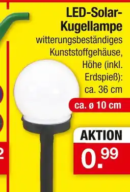 Zimmermann Led-solar-kugellampe Angebot