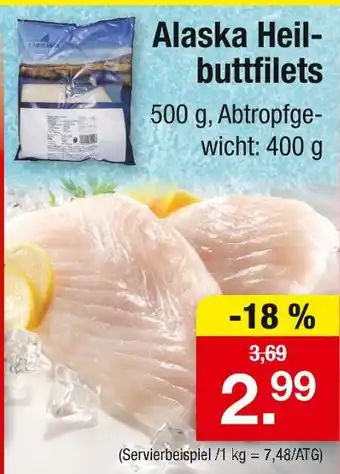 Zimmermann Larimar alaska heilbuttfilets Angebot