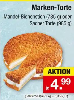 Zimmermann Mandel-bienenstich oder sacher torte Angebot