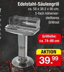 Zimmermann Edelstahl-säulengrill Angebot