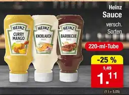 Zimmermann Heinz curry mango sauce oder knoblauch sauce oder barbecue sauce Angebot