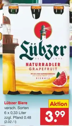 Netto Marken-Discount Lübzer Biere Angebot