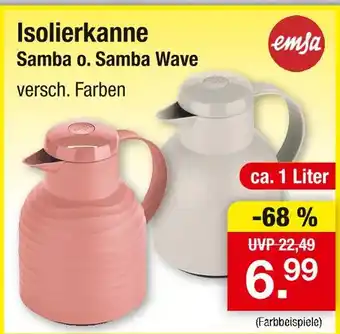 Zimmermann Emsa isolierkanne samba o. samba wave Angebot