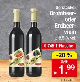 Zimmermann Gerstacker brombeer- oder erdbeerwein Angebot