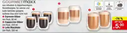 Zimmermann Gourmetmaxx espresso-gläser, cappuccino-gläser, latte macchiato Angebot