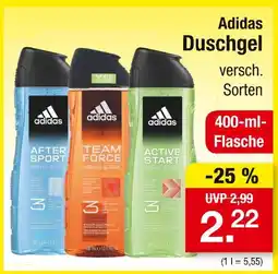 Zimmermann Adidas duschgel Angebot
