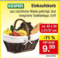 Zimmermann Kesper einkaufskorb Angebot