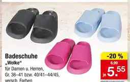 Zimmermann Badeschuhe „wolke“ Angebot