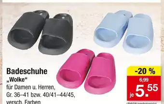 Zimmermann Badeschuhe „wolke“ Angebot