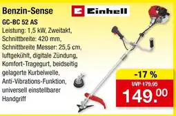 Zimmermann Einhell benzin-sense Angebot