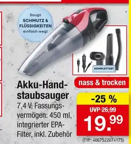 Zimmermann Akku-handstaubsauger Angebot