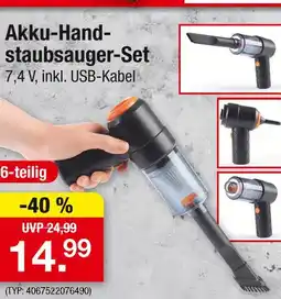 Zimmermann Akku-handstaubsauger-set Angebot