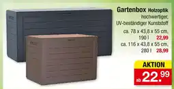 Zimmermann Gartenbox holzoptik Angebot