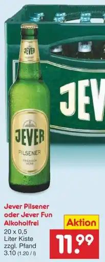 Netto Marken-Discount Jever Pilsener oder Jever Fun Alkoholfrei Angebot