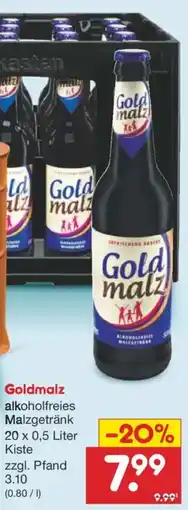 Netto Marken-Discount Goldmalz alkoholfreies Malzgetränk Angebot