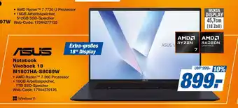 Expert Asus notebook vivobook 18 m1807ha-s8089w Angebot