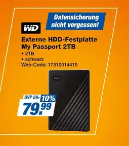 Expert Wd externe hdd-festplatte my passport 2tb Angebot