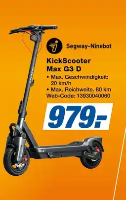 Expert Segway-ninebot kickscooter max g3 d Angebot