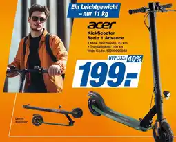 Expert Acer kickscooter serie 1 advance Angebot