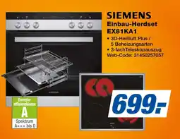 Expert Siemens einbau-herdset ex81ka1 Angebot