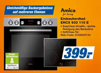 Expert Amica einbauherdset ehcx 933 110 e Angebot