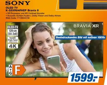 Expert Sony oled tv k-55xr84paep bravia 8 Angebot