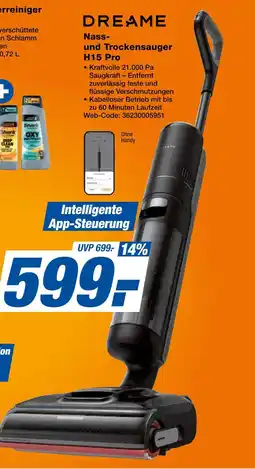 Expert Dreame nass- und trockensauger h15 pro Angebot