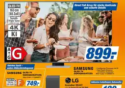 Expert Samsung qled tv gq65q80datxzg oder gq55q80datxzg Angebot