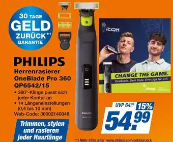 Expert Philips herrenrasierer oneblade pro 360 Angebot