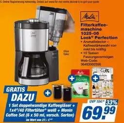 Expert Melitta filterkaffeemaschine 1025-06 look perfection Angebot