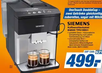 Expert Siemens kaffeevollautomat eq500 tp515d01 Angebot