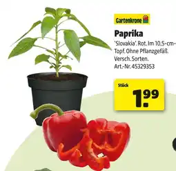 Hagebau Gartenkrone paprika Angebot