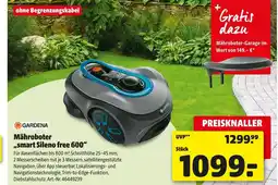 Hagebau Gardena mähroboter smart sileno free 600 Angebot