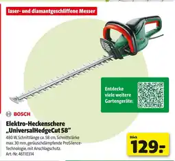 Hagebau Bosch elektro-heckenschere universalhedgecut 58 Angebot
