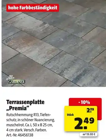 Hagebau Mr. gardener terrassenplatte „premia“ Angebot