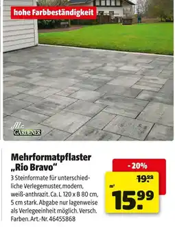 Hagebau Mr. gardener mehrformatpflaster rio bravo Angebot