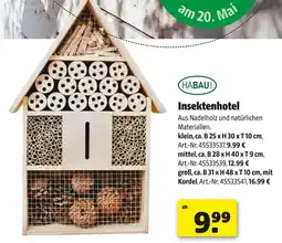 Hagebau Habau gmbh insektenhotel Angebot