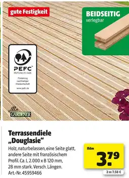 Hagebau Mr. gardener terrassendiele douglasie Angebot