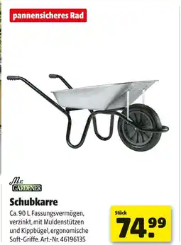 Hagebau Mr. gardener schubkarre Angebot
