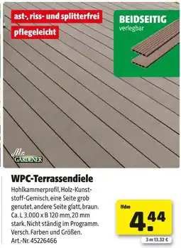 Hagebau Mr. gardener wpc-terrassendiele Angebot