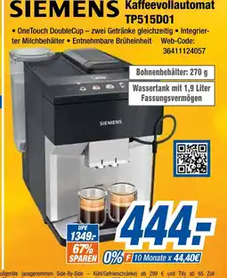 Expert Siemens kaffeevollautomat Angebot
