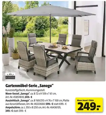 Hagebau Casaya gartenmöbel-serie sanogo Angebot