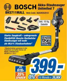 Expert Bosch akku-staubsauger unlimited 7 Angebot