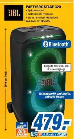 Expert Jbl partybox stage 320 Angebot