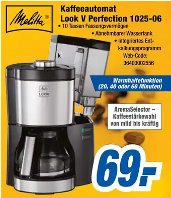 Expert Melitta kaffeeautomat look v perfection Angebot