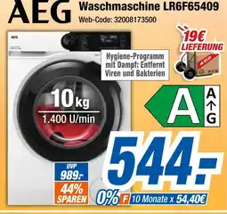 Expert Aeg waschmaschine lr6f65409 Angebot