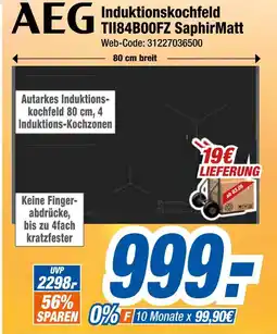 Expert Aeg induktionskochfeld tii84b00fz saphirmatt Angebot