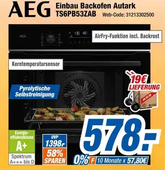 Expert Aeg einbau backofen autark Angebot